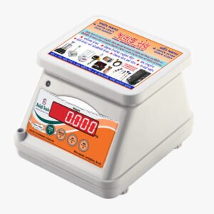 Balaji Scale 10-20 KG CHHOTU ECCO F.B Pan Size 170 x 220 mm . Digital Weighing Machine Scale with Front and Back Double Display for Kirana Shop, Kitchen and Commercial Purposes (6 Volt, 5 Ah Battery with Government Stamping)